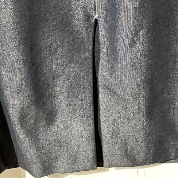 White House Black Market Sz M Sleeveless Dark Blue Sheath Dress Size Tag Missing - Picture 5 of 11